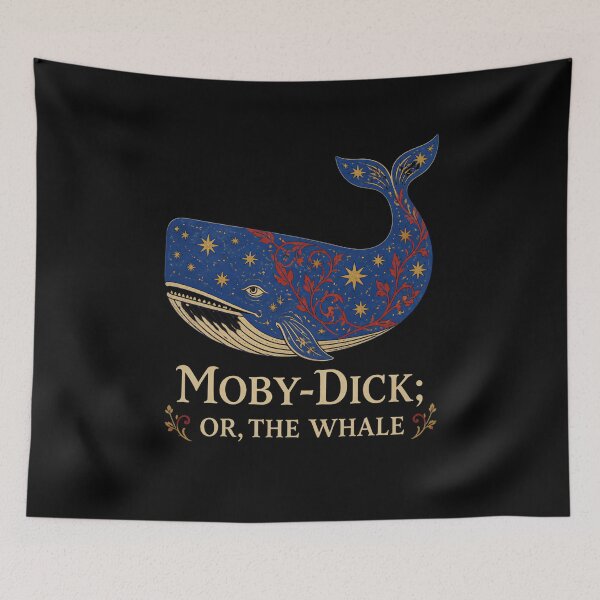Item preview, Moby-Dick Or, The Whale Celestial Folk Art designed and sold by Fenay Designs.