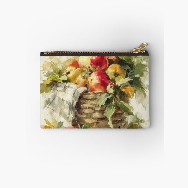 Item preview, Apple Picking Day – Cozy Autumn Orchard Watercolor designed and sold by Helenaphotoart.