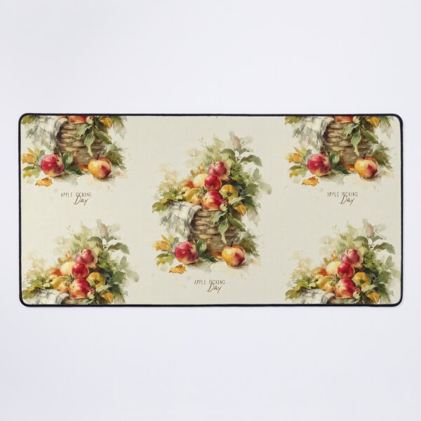 Item preview, Apple Picking Day – Cozy Autumn Orchard Watercolor designed and sold by Helenaphotoart.