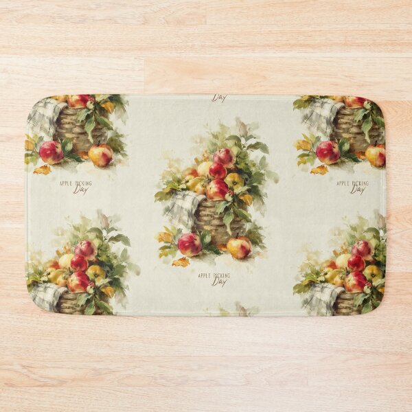 Item preview, Apple Picking Day – Cozy Autumn Orchard Watercolor designed and sold by Helenaphotoart.