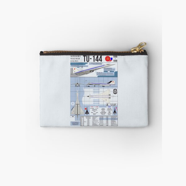 Item preview, Tu-144 Technical Blueprint Poster Blue Infographic Art designed and sold by FAawRay.