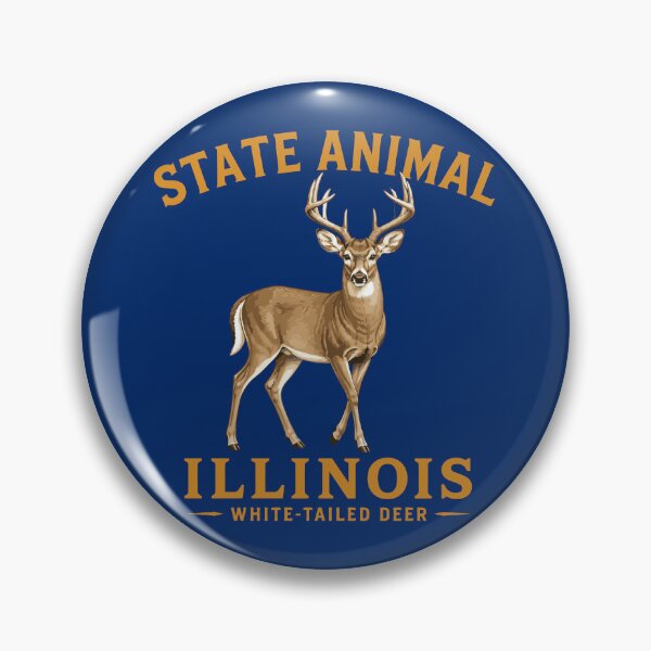 Item preview, Illinois Wildlife Emblem Proud And Majestic designed and sold by taiche.
