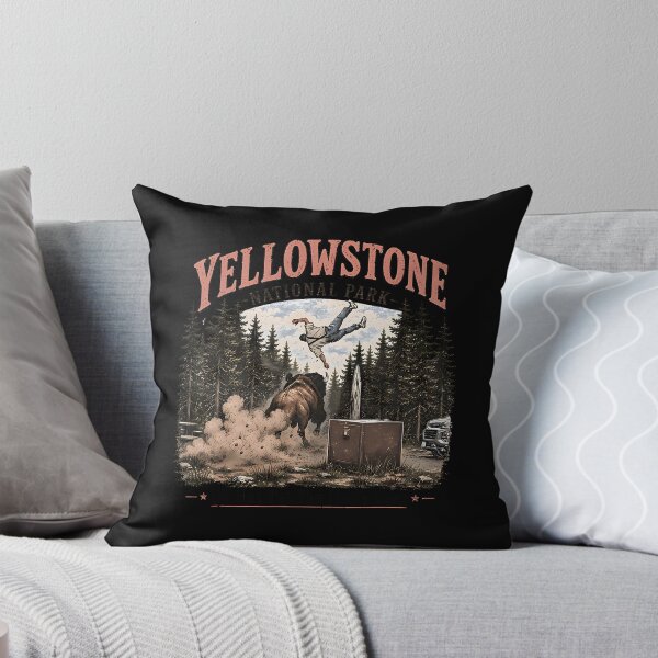 Item preview, Yellowstone National Park Do Not Pet The Fluffy Cows Bison designed and sold by RobertKnow.