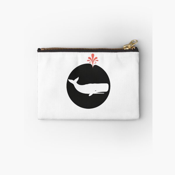 Item preview, Minimal Black Sperm Whale and Coral Spout designed and sold by Fenay Designs.