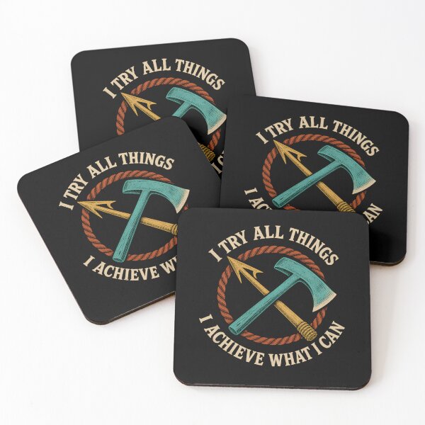 Item preview, I Try All Things Ahab Harpoon and Hammer Emblem designed and sold by Fenay Designs.