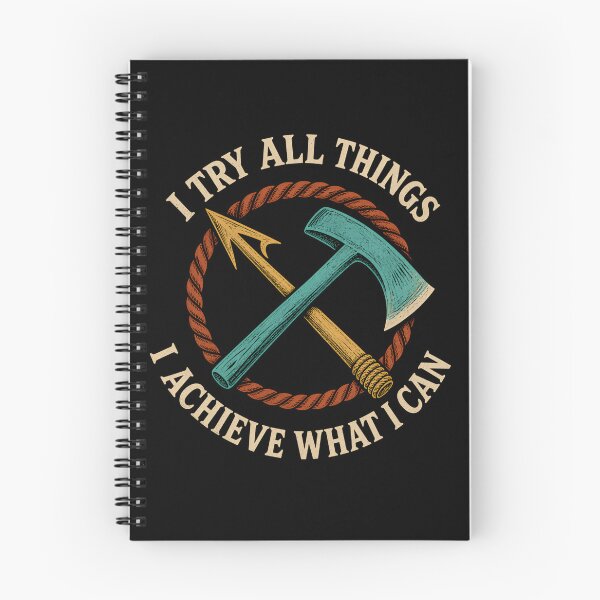 Item preview, I Try All Things Ahab Harpoon and Hammer Emblem designed and sold by Fenay Designs.