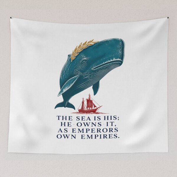 Item preview, Moby Dick: The Sea Is His, Emperor of the Ocean designed and sold by Fenay Designs.