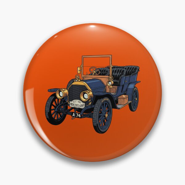 Item preview, 1903 Mercedes 60HP Vintage Antique Grand Prix Tourer Art Print designed and sold by FreiherrPK.