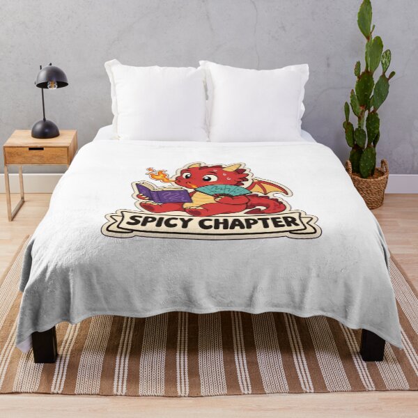 Item preview, Spicy Chapter Warning | Funny Romantasy Reading Gift Design designed and sold by StickyGuys.