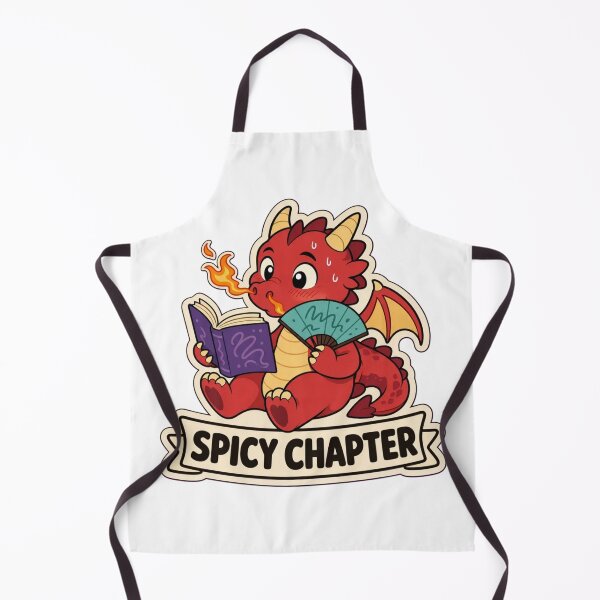 Item preview, Spicy Chapter Warning | Funny Romantasy Reading Gift Design designed and sold by StickyGuys.