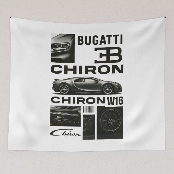 Item preview, Bugatti Chiron W16 Black & White Hypercar designed and sold by PrimeRacer.