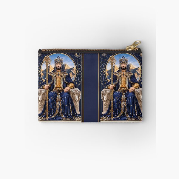 Item preview, The Emperor Tarot Card | Gothic Royal Occult Art designed and sold by MythicMood.