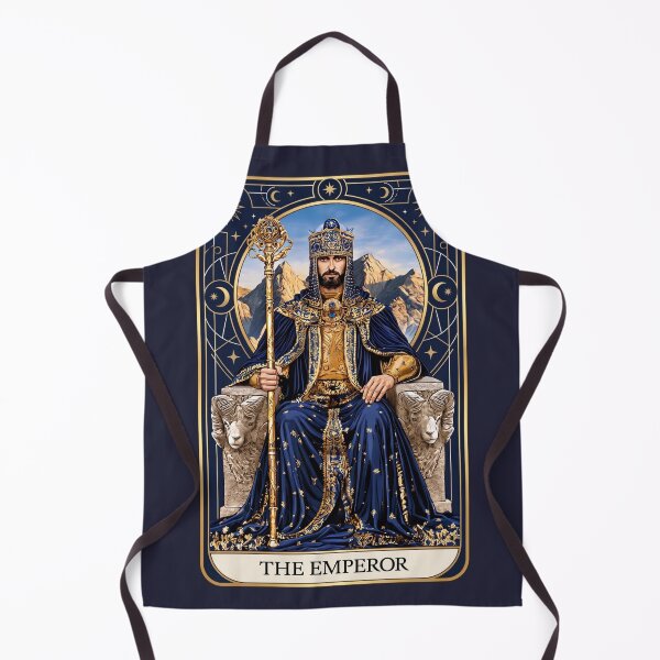 Item preview, The Emperor Tarot Card | Gothic Royal Occult Art designed and sold by MythicMood.