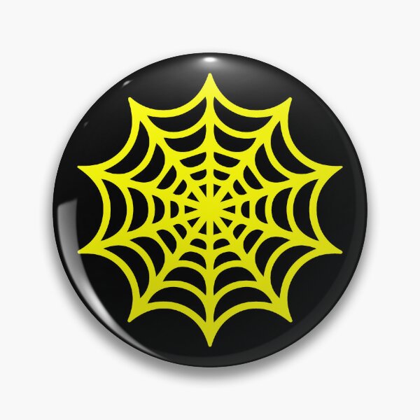 Artikelvorschau, Gelbes Spinnennetz-Halloween-Silhouette-Grafik entworfen und verkauft von pattern-archive.