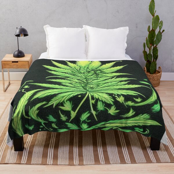 Item preview, Timy Weedy Artwork 30 - Glowing Green Plant Art designed and sold by SaMaSiVE.