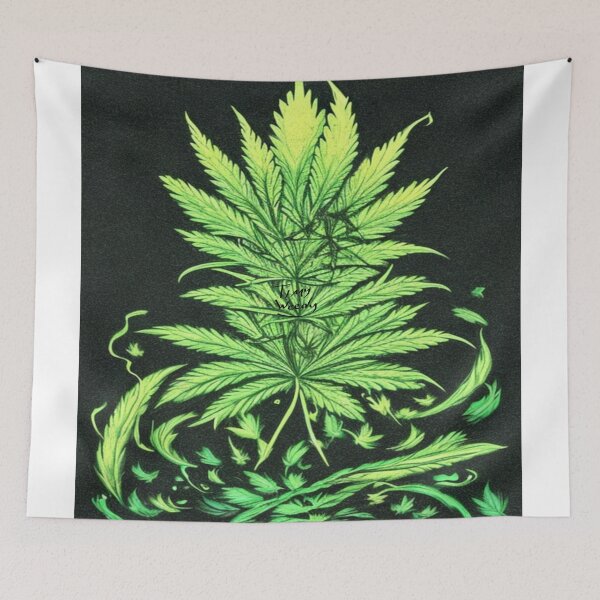 Item preview, Timy Weedy Artwork 30 - Glowing Green Plant Art designed and sold by SaMaSiVE.