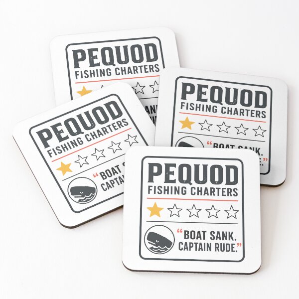 Item preview, Moby Dick: Pequod Fishing Charters One-Star Review designed and sold by Fenay Designs.