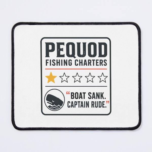 Item preview, Moby Dick: Pequod Fishing Charters One-Star Review designed and sold by Fenay Designs.