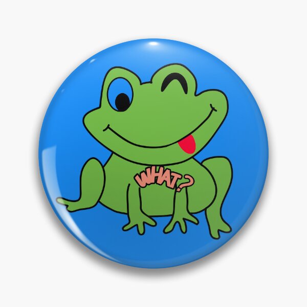 Item preview, What Green Frog Funny Winking Cartoon designed and sold by Funnygiftsstudio .