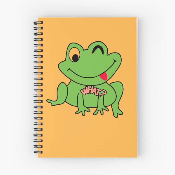 Item preview, What Green Frog Funny Winking Cartoon designed and sold by Funnygiftsstudio .