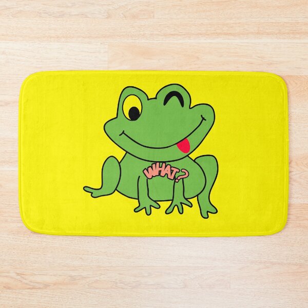 Item preview, What Green Frog Funny Winking Cartoon designed and sold by Funnygiftsstudio .