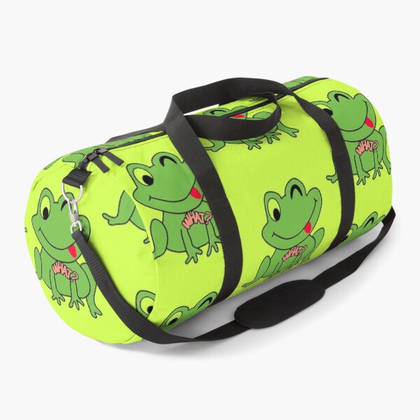 Item preview, What Green Frog Funny Winking Cartoon designed and sold by MariaPCMaria.