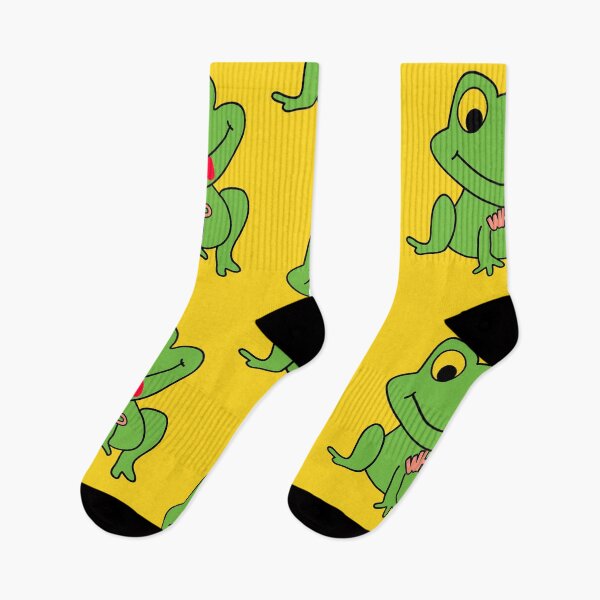 Item preview, What Green Frog Funny Winking Cartoon designed and sold by MariaPCMaria.