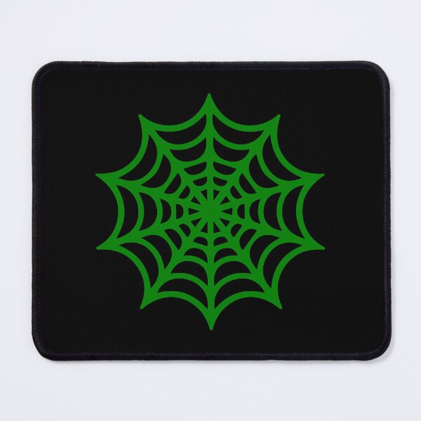 Item preview, Green Spider Web Halloween Silhouette Graphic designed and sold by pattern-archive.