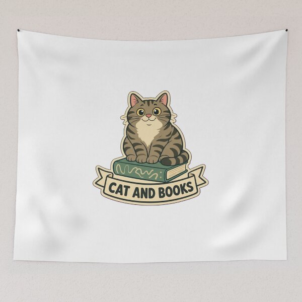 Item preview, Cat And Books Society | Funny Cat Reading Gift Design designed and sold by StickyGuys.