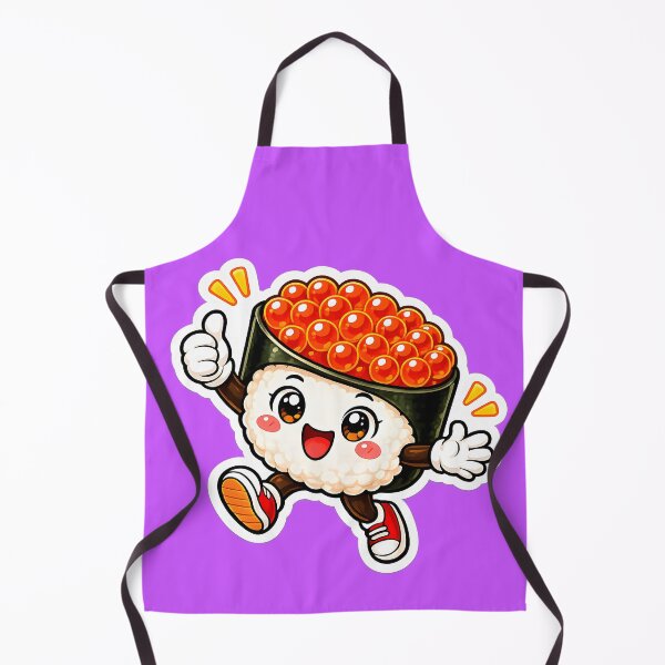 Item preview, Happy Salmon Roe Sushi Sticker designed and sold by OddGarage.