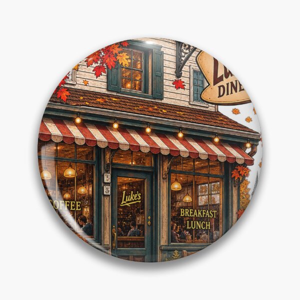 Item preview, Vintage Connecticut Small Town Diner Cozy Autumn designed and sold by NzrProcreate.