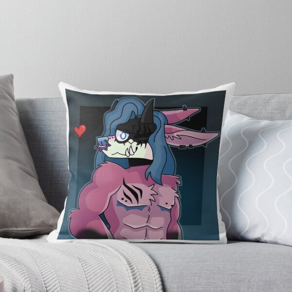 Item preview, Anthropomorphic Fantasy Creature with Blue Hair and Tattoos designed and sold by Catsi-Nook-Art.