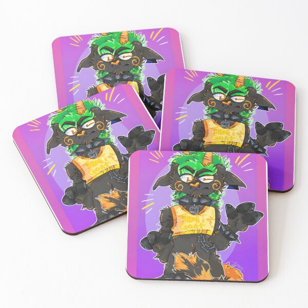 Item preview, Punk Rock Anthropomorphic Goat Character designed and sold by Catsi-Nook-Art.