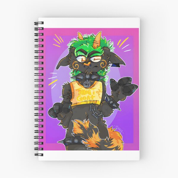 Item preview, Punk Rock Anthropomorphic Goat Character designed and sold by Catsi-Nook-Art.