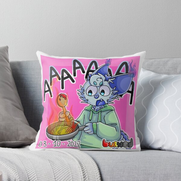 Item preview, Cartoon Character Burning Food designed and sold by Catsi-Nook-Art.