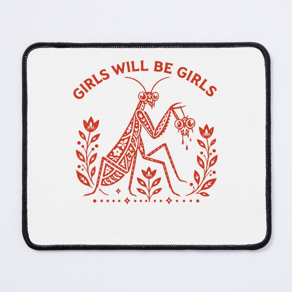 Item preview, Girls Will Be Girls Praying Mantis Fun designed and sold by cerima.