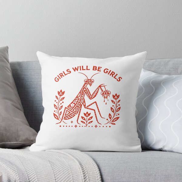Item preview, Girls Will Be Girls Praying Mantis Fun designed and sold by cerima.