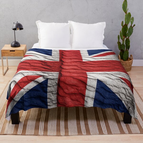 Item preview, UK Flag, Weathered Fabric Design designed and sold by YOFANTZ!.