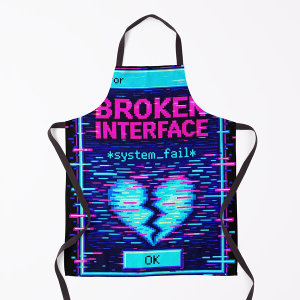 Aperçu de l'œuvre Interface défaillante – Dysfonctionnement du système cardiaque créée et vendue par JupiterGlitchEmpire.