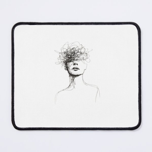 Item preview, Internal Noise Abstract Face Brutalist Art designed and sold by roartusa.