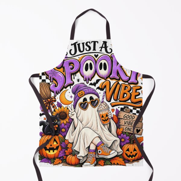Item preview, Just a Spooky Vibe Cute Ghost Halloween Design designed and sold by BeautifyDesign.