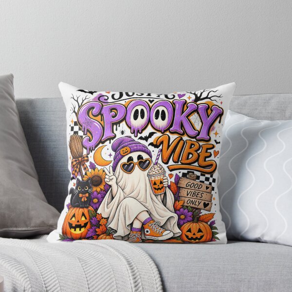 Item preview, Just a Spooky Vibe Cute Ghost Halloween Design designed and sold by BeautifyDesign.