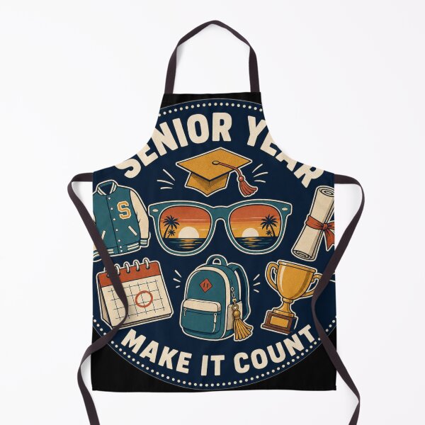 Item preview, Senior Year Make It Count Vintage Badge designed and sold by MOCH- ART.