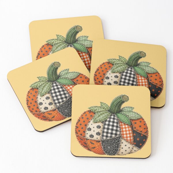 Item preview, Halloween rustic patchwork pumpkin  designed and sold by IfItFits_za.
