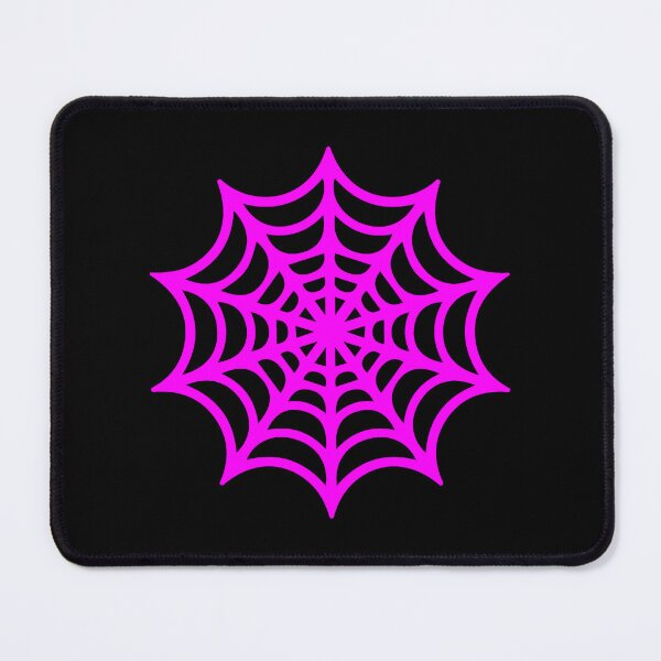 Item preview, Magenta Spider Web Halloween Silhouette Graphic designed and sold by pattern-archive.