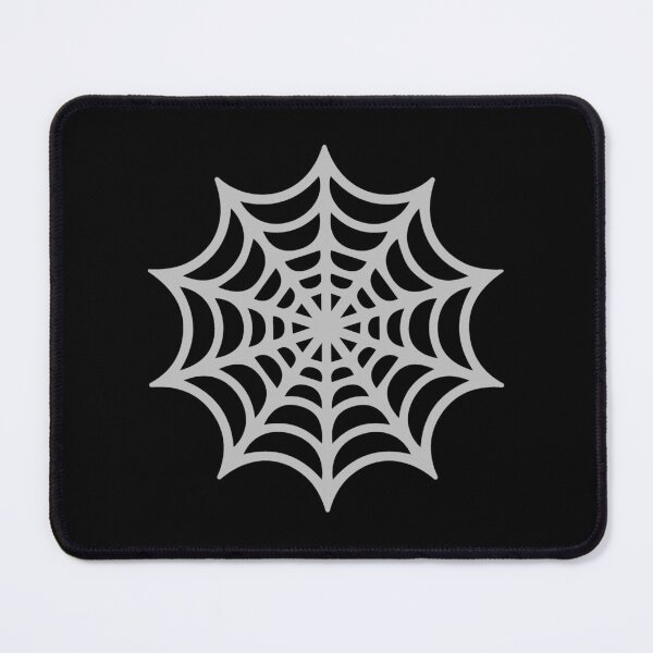 Item preview, Silver Spider Web Halloween Silhouette Graphic designed and sold by pattern-archive.