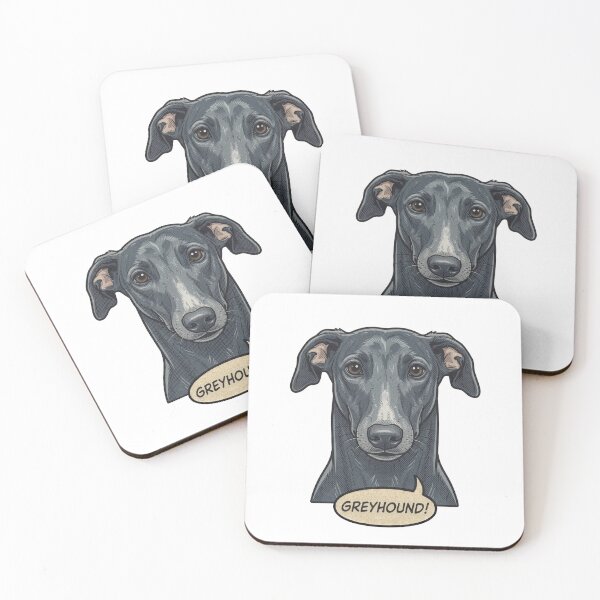 Item preview, Greyhound Retro Vintage Comic Art – Elegant Sprinter designed and sold by Pfotenfaden.