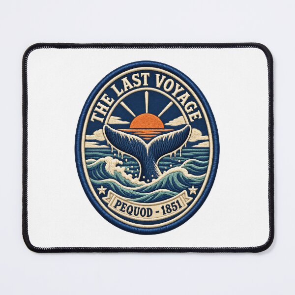 Item preview, Moby Dick: The Last Voyage Embroidered Patch designed and sold by Fenay Designs.
