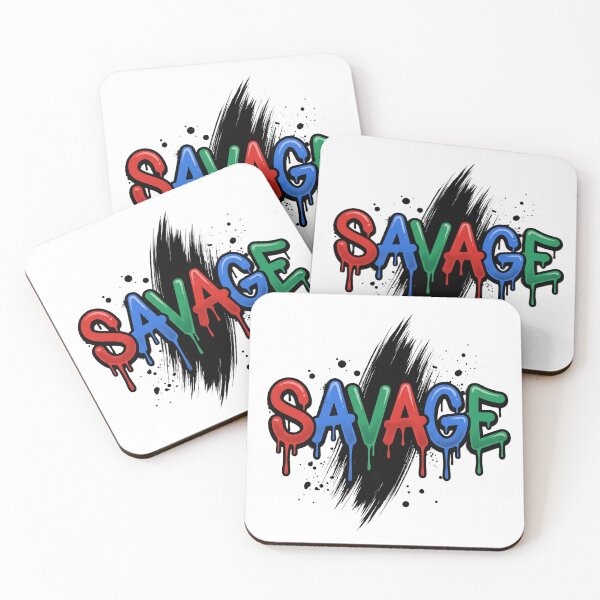Item preview, Colorful Graffiti Savage Dripping Lettering – Street Art Design designed and sold by StickerNestYou.