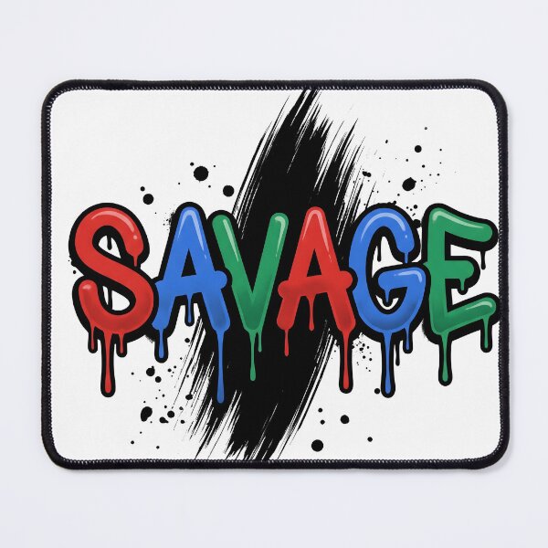 Item preview, Colorful Graffiti Savage Dripping Lettering – Street Art Design designed and sold by StickerNestYou.